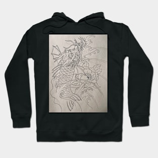 koi dragon Hoodie